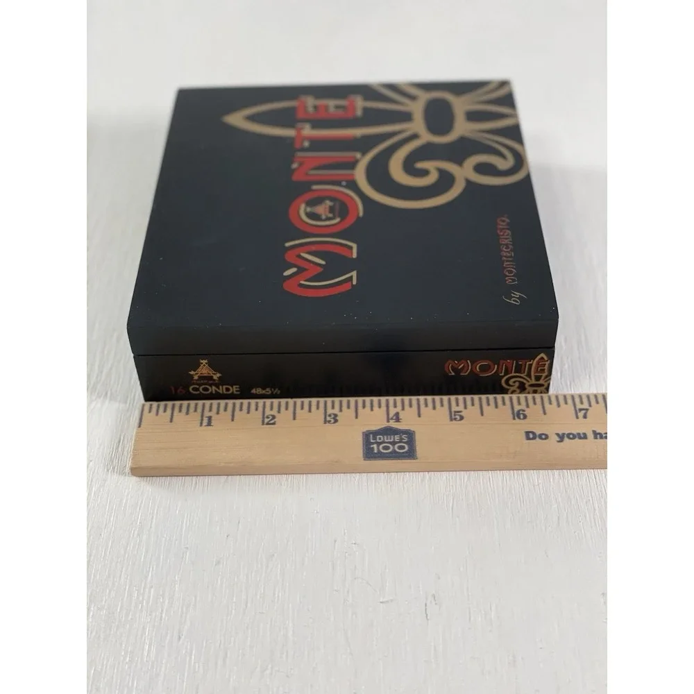 Empty Cigar Box - Cedar Wood Lined Monte By‎ Montecristo DIY collectible display